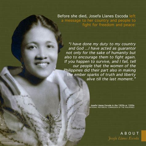 josefa llanes escoda quotes